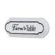 thumbnail image 4 of Letrero de pared Signage Cheung's Farm to Table, blanco, 4 of 5