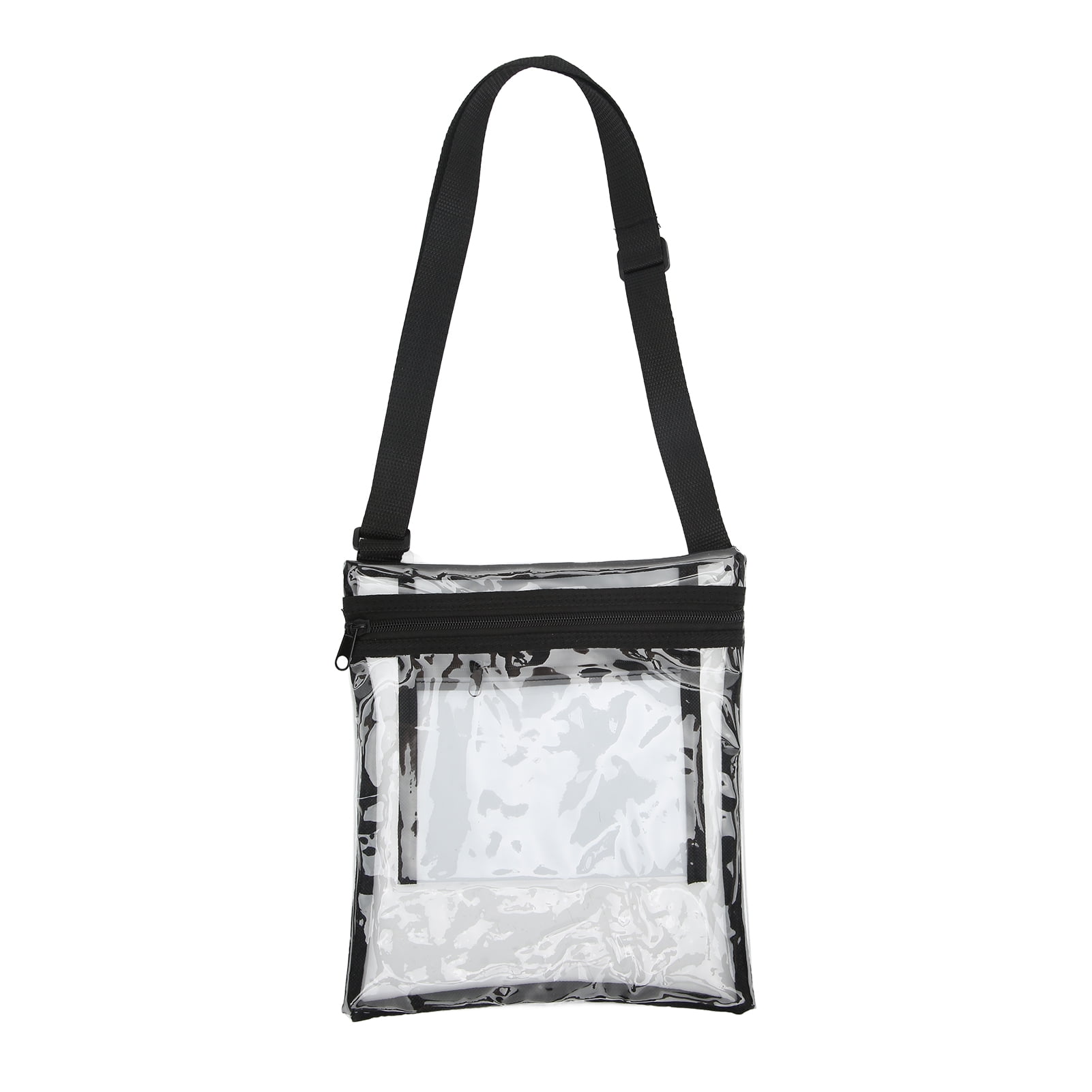 Clear Messenger Bag, Visible Inside Inner Pocket Waterproof Shoulder