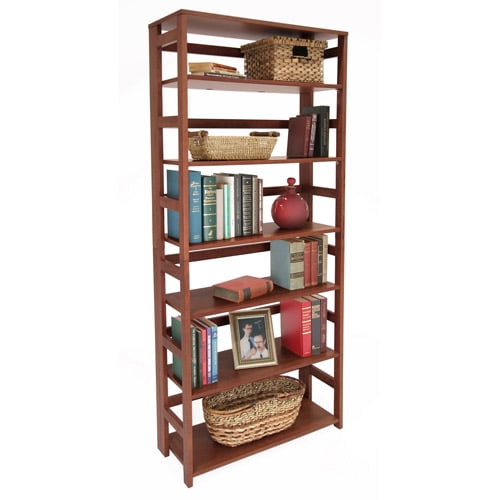 Flip Flop 6-Shelf Folding Bookcase