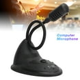 thumbnail image 1 of Qiilu Desktop Condenser Microphone Computer Mic Recording Goose Neck For Laptop PC, 1 of 8
