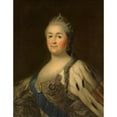 thumbnail image 2 of After Vigilius Eriksen 19x24 Black Ornate Framed Double Matted Museum Art Print Titled: Portrait of Catherine the Great, 2 of 5