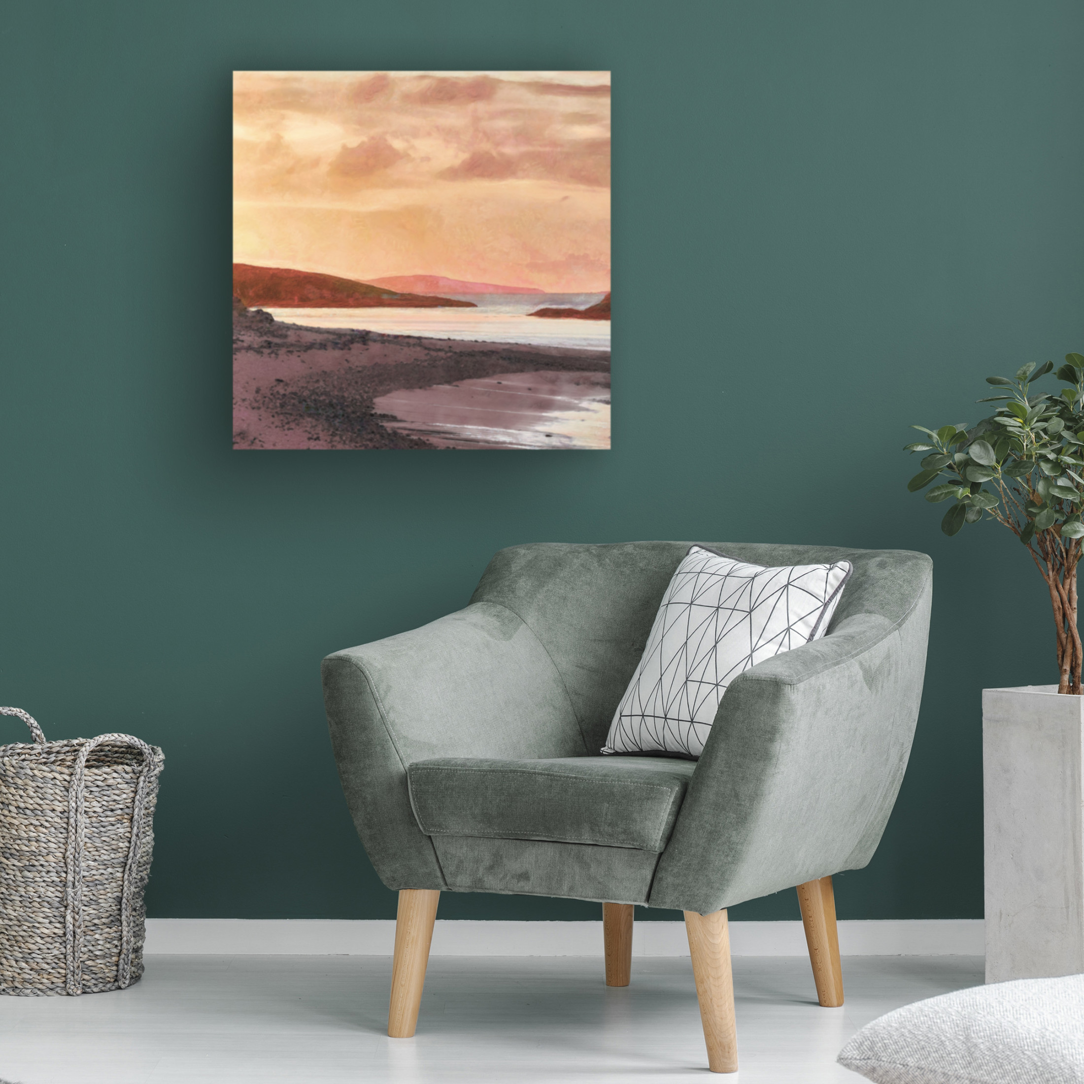 Trademark Fine Art Alonzo Saunders  A New Morning II Canvas Wall Art