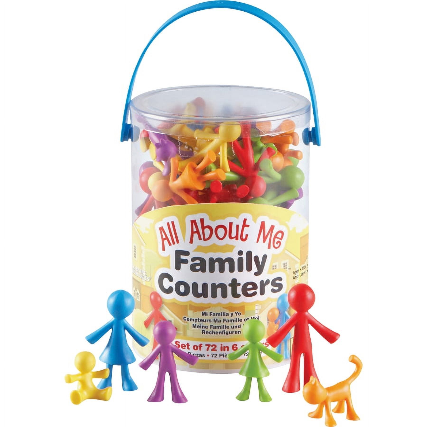 Learning Resources, LRNLER3372, All About Me Family Counters Set, 72 / Pack, Assorted - image 3 of 4