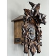 thumbnail image 6 of River City Cuckoo 811-14Q Traditional German Cuckoo Clock with Five Hand-carved Maple Leaves and One Bird, 6 of 8