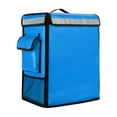 thumbnail image 1 of Mochila aislante Strade Fareast Limited para entrega de alimentos bolsa térmica comida fría caliente bolsillos de malla azul, 1 of 8