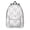 Baseballs Triangles White, variant on Softballs and Bats Black Pattern Backpack for School, Cute School Bag with Adjustable Shoulder Straps and Padded Back, 15.7"x11.8"x5.5"