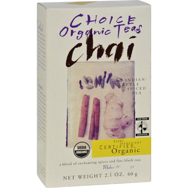 Chai Choice Organic Teas 2.1 oz. Bulk