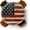 Retro American Flag, variant on Round Fitted Tablecloth with Elastic Round Outdoor Tablecloth for 45" - 52" Round Tables Waterproof Round Table Cover for Indoor Dinner, Picnic, Camping, Yard (Apricot Blossom)