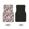 thumbnail image 2 of Fuzoiu Colourful Horses Print Carpet Floor Mats for Car,Car Foot Mat Set,Universal Fit 4 Piece Mat Pad Set,Fits Most Cars Trucks Vans Sedans SUV Auto Carpet Mat Se, 2 of 7