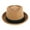 Tan, variant on Epoch Hats Company  Diamond Shape Wool Fedora with Grosgrain Hatband (Men)