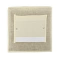thumbnail image 6 of Unique Bargains 1 Pc Closet Organizer Durable Three-Tier Wall Hanging Storage Bag Beige, 6 of 6