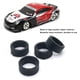thumbnail image 2 of Bewildely Neumáticos de goma para coche teledirigido, 4 pack/lote, compatibles con 1/28 Wltoys K969, piezas de actualización de coche RC Kits de construcción modelo negro, 2 of 6