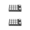 thumbnail image 1 of Bearachild USB Mini 12-Key Mechanical Keyboard Programmable White Keys Drive No Needed Tipo 1 2piezas, 1 of 1