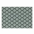 thumbnail image 1 of Black and White Cutting Board, Abstract Composition of Monochrome Geometric Shapes Pattern Grid Squares, Decorative Tempered Glass Cutting and Serving Board, Small Size, Black White, by Ambesonne, 1 of 1