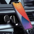thumbnail image 1 of Soporte magnético para teléfono de coche para iPhone 13 Xiaomi Huawei Samsung LG (negro), 1 of 5