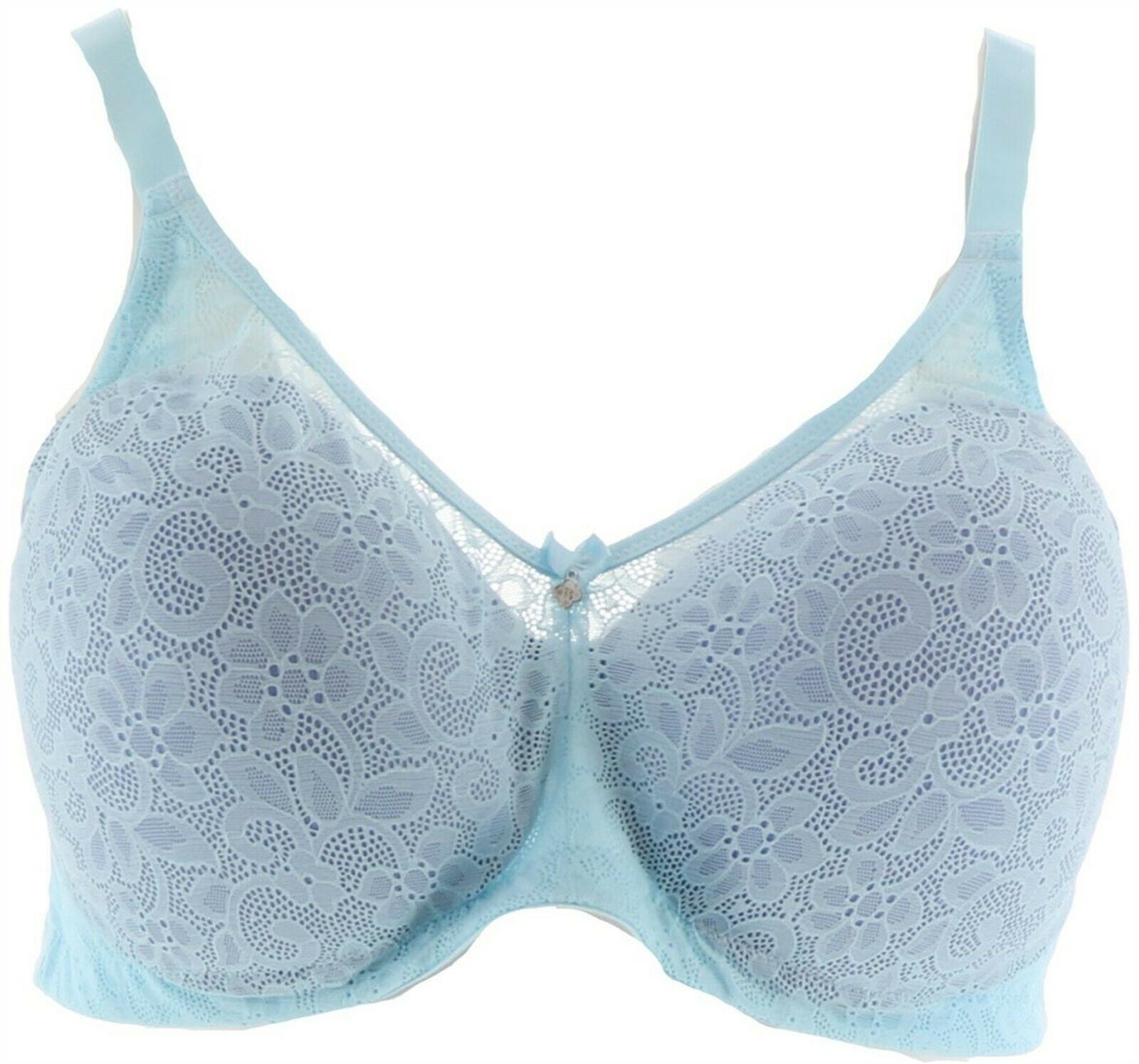 Breezies - Breezies Lace Overlay Contour Wirefree Bra Women's A346545 ...