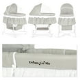 thumbnail image 6 of Dream On Me Lacy Portable 2-in-1 Bassinet & Cradle in Light Grey, Lightweight Baby Bassinet, 6 of 26