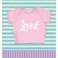 thumbnail image 2 of Shop4Ever Loved Heart Valentine's Day Baby's Bodysuit Infant Cotton Romper 24 Months Pink, 2 of 5