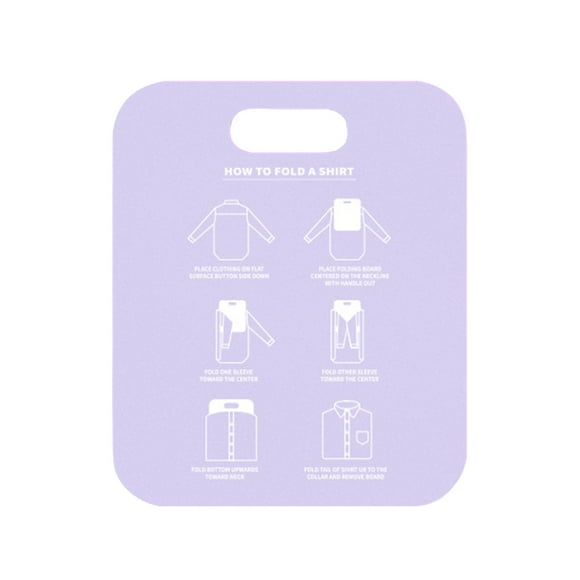 Shirt Folding Board, Clothes Folding Board for Laundry, Foldable T-Shirt Folder for Wardrobe Storage, Travel-Friendly Household Organizer, Space Saving Folding Tool for Drawers and Suitcases