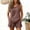 Coffee, variant on Womens Two Piece Sets Pleated Vacation Outfits Wear Beach Linen Set Summer Matching Set 2026 White 3XL