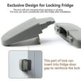 thumbnail image 4 of Home Refrigerator Fridge Freezer Door Lock, Latch Catch Toddler Kids Child Fridge Locks, 4 of 4