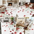 thumbnail image 6 of Valentine's Day Washable Area Rug 5 x 8 ft Red Love Heart, Soft Non Slip Rugs Stain Repellent Indoor Felt Carpet for Living Dining Room Bedroom Home Office, 6 of 9