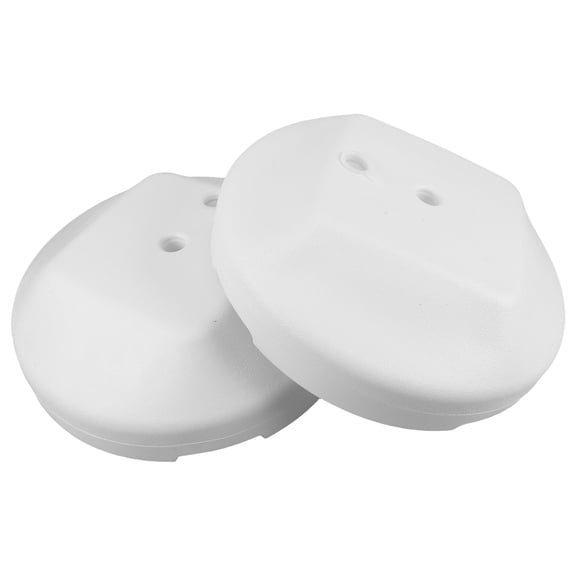 Moluckfu 2Pcs Balloon Arch Stand Base White Water Filled Weight for Wedding and Festival Events