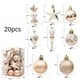 thumbnail image 3 of 20/29 piezas de bolas de Navidad con forma de champán para colgar en el árbol de Navidad, regalos para el hogar, esferas navideñas con formas especiales impresas para Año Nuevo, 3 of 5