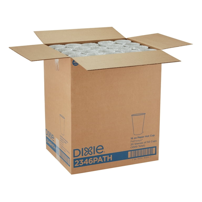 Pathways Paper Hot Cups, 16 oz, 50 Sleeve, 20 Sleeves Carton Pathways Paper Hot Cups, 16 oz, 50 Sleeve, 20 Sleeves Carton