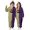 /c115Purple108, variant on CUZIBR Kids Halloween Onesie Pajamas Girls Boys Hooded Plush Pumpkin Pajama Patchwork Zip Up Long Sleeve Jumpsuit Loungewear Soft Nightwear,Beige,7-8 Years