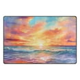 thumbnail image 2 of Beach and Sunset Area Floor Mats Non-Slip Rugs Soft Doormat 31 x 20 inch Carpet for Living Dining Room Bedroom Decorative, 2 of 7