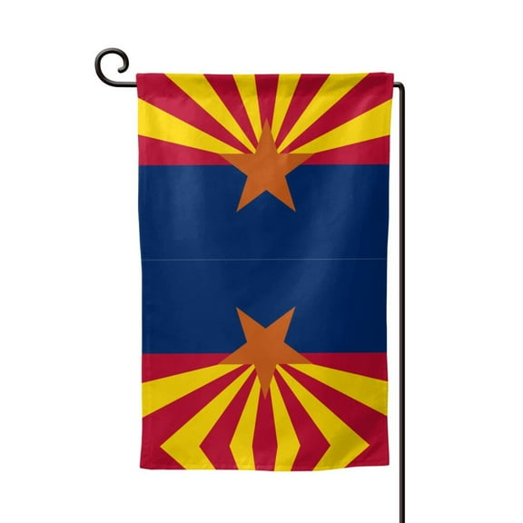 Garden Flag Arizona Flag Double Sided Small Yard Holiday Garden Flag for Outside Decor 12.5x18 Inch Square