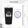 thumbnail image 3 of Doctor Gifts for Men, Gifts Ideas for Doctors, Best Gifts for Doctors, Funny Doctor Gifts, Unique Gifts for Doctors, Doctors Day Gifts 20 oz Stainless Steel Tumbler, 3 of 6
