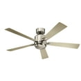 thumbnail image 4 of Kichler Lucian 52" Polished Nickel Integrated LED Ceiling Fan with Wall Control and Reversible Blades, 4 of 12