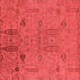 thumbnail image 1 of Ahgly Company Indoor Square Oriental Red Industrial Area Rugs, 6' Square, 1 of 4