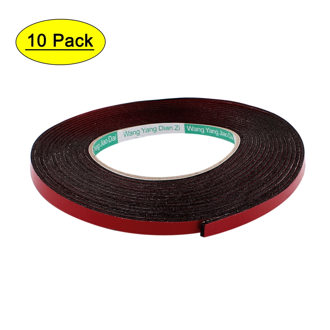 Unique Bargains 5 Pcs 8mmx2mm Double Sided Sponge Tape Adhesive Sticker Foam Glue Strip 5 Meters