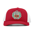 thumbnail image 2 of Peru Escudo Hat – Trucker Mesh Snapback Cap – Adjustable — Gorras de Peru — PeruCoUSA (Red/White), 2 of 5