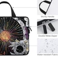 thumbnail image 3 of Werpe Flowers Moon Sun Laptop Sleeve Diving Fabric Carrying Bag with Handle for Computer Protection 10inch, 3 of 5