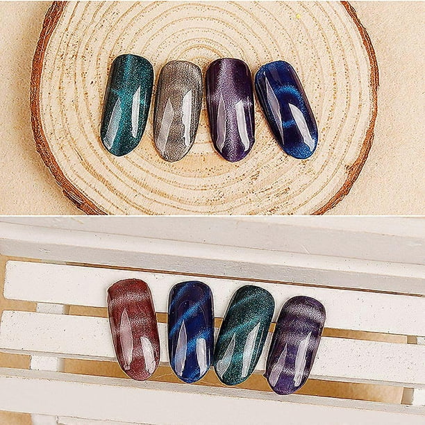 11 Pieces/set 3D Magnet Stick Magnetic Cat Eye Pen Drawing Vertical Stick For Nail Gel Polish Magical Nail Tools