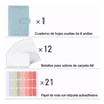 thumbnail image 3 of Bolsa De Carpeta Con Cremallera Carpeta Organigastos Azul, 3 of 5