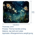 thumbnail image 5 of Starry Plants Square Non-Slip Rubber Bottom Printed Desk Mat Mousepad for Office and Gaming - 8.3x9.8 Inch, 5 of 6
