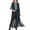 Black, variant on Women Sleeveless Tassels Vest Hippie Faux Suedes Fringe Jackets Cardigan Outwear
