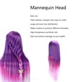 thumbnail image 4 of Mannequin Head, Hairdresser Head Gradient Color Practical Even Distribution  for Hair Dyeing for Hair Styling, 4 of 8