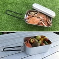 thumbnail image 1 of Mini Réchaud Pliant pour Cyclisme Boîte à Lunch Support de Cuisson pour Pique-Nique Camping Randonnée Pêche Alpinisme, 1 of 7