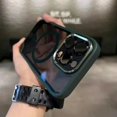 thumbnail image 1 of Luxury Magnetic Metal Lens Bumper Protection Case For iPhone 15 14 13 12 11 Pro Max Plus Wireless Charge Hard Back Clear Cover, 1 of 6