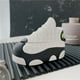 thumbnail image 1 of Estuche compatible con AirPods 3 Estuche de lujo para AirPods 3 Air Pods 3 Estuches Cubierta Hypebeast Diseño divertido Divertido 3D Lindo Trendy Unique Fancy Silicona suave (Zapato blanco negro) brillar Electrónica, 1 of 4