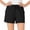 Black A1, variant on Women's Plus Size Shorts Summer Athletic Workout Sweat Shorts Casual Gym Running Lounge Shorts with Pockets