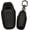 Keychain-A-Black, variant on Key Fob Cover Compatible with Fit for Audi A5 A5L A6 A6L Q6L Q6 RSQ6 RS6 SQ6 S6 E-tron 2024-2025, Leather Vehicle Key Remote Protector Key Case Antiscratched Full Protection Black Keychain Case Hold