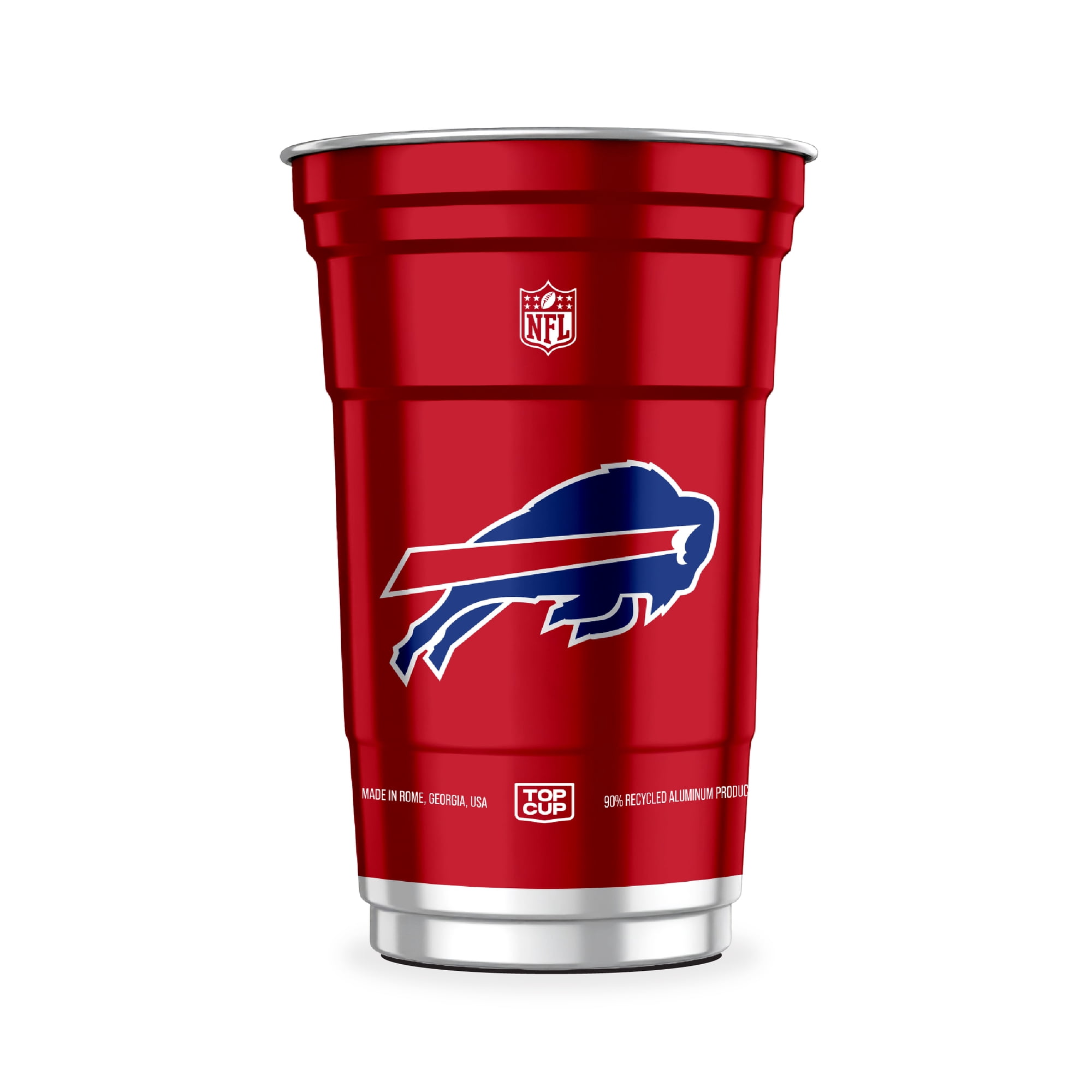 Top Cup NFL Buffalo Bills Aluminum Party Cups, 20oz, 10 count