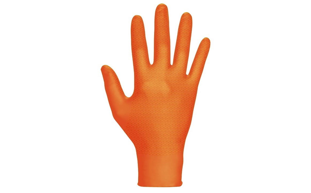 Astro-Grip 66474 Powder-Free Exam Grade Nitrile Disposable Gloves - 7 Mil, Size XL, 100 Gloves/Box, 10 boxes/case